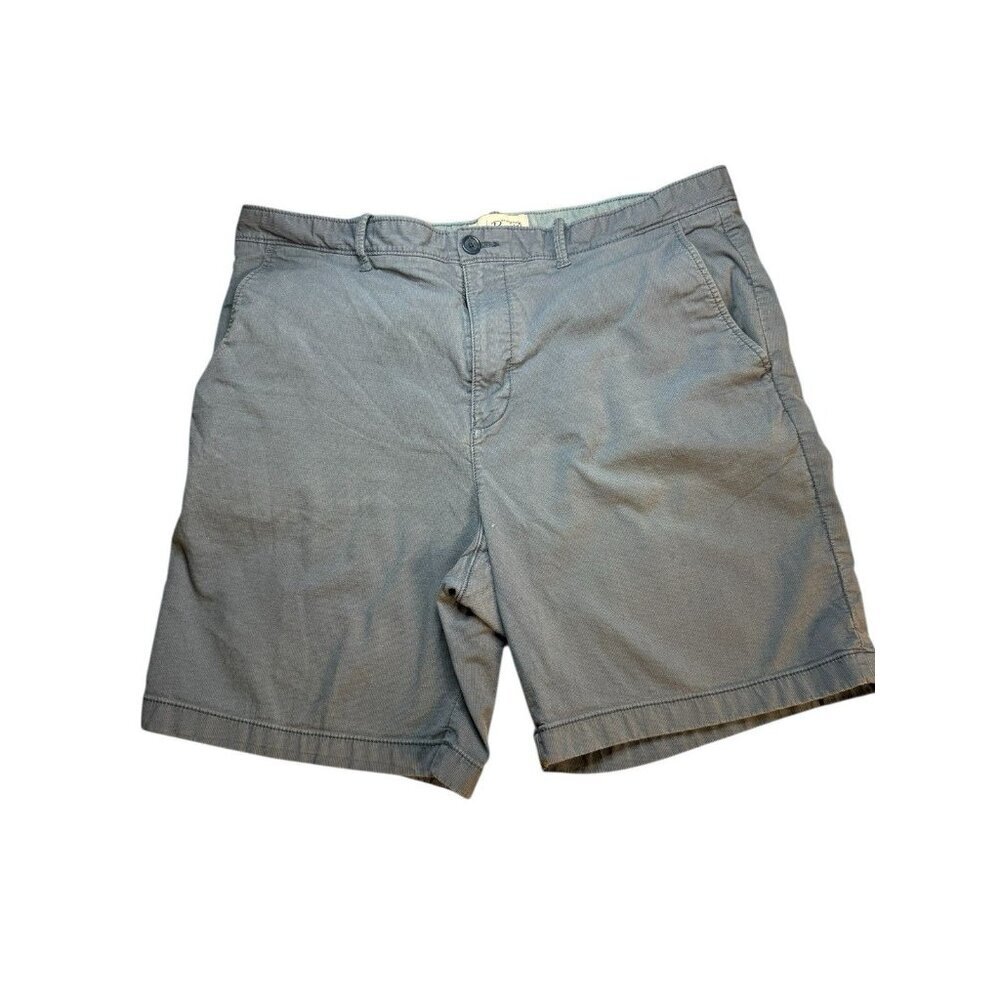 Original Penguin Shorts Men’s 38 Blue Chino Flat Front Casual Stretch 8” Inseam